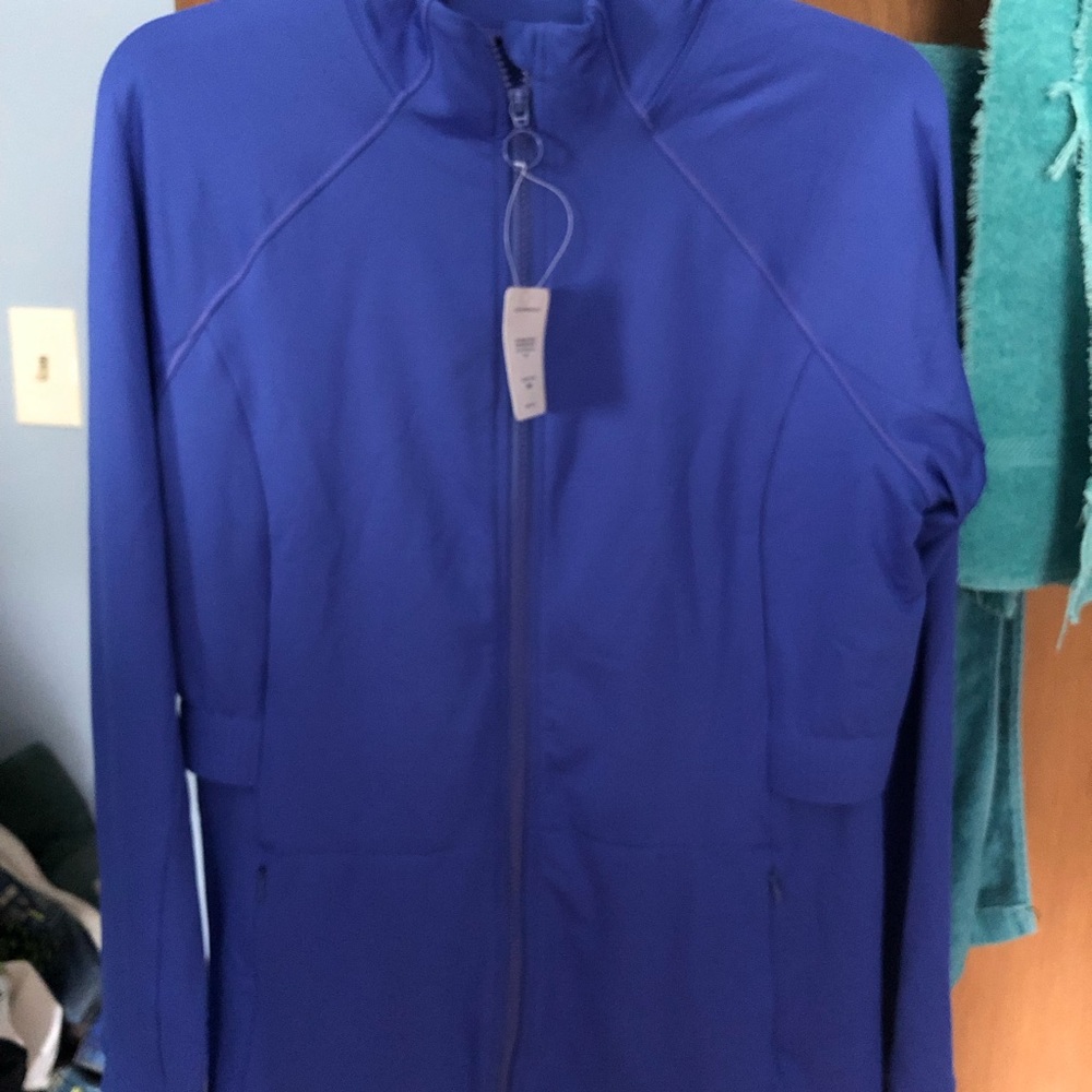 Blue Fabletics cold weather Jacket/zip up , size XL never worn